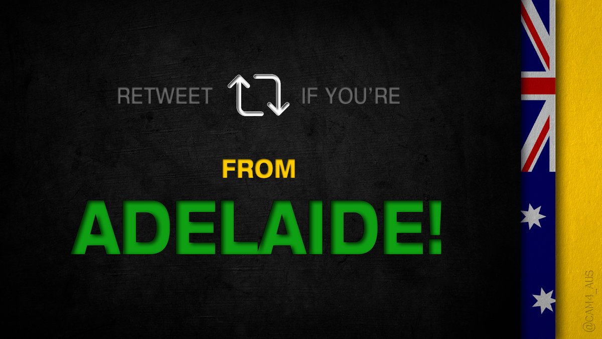 Boys from Adelaide - Retweet, let's get a list of you all! 😁