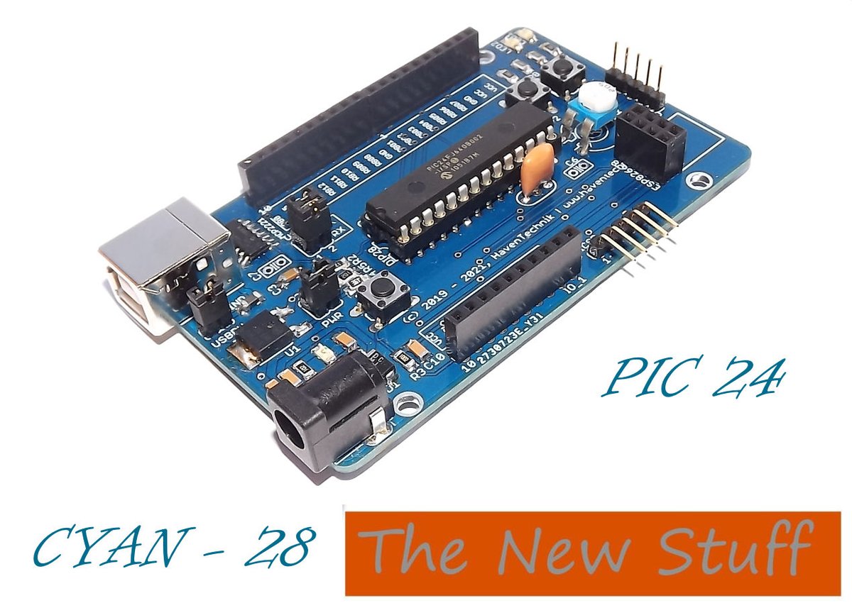 HavenTechnik's tweet photo. New Stuff to share! A #PIC24 Developer or aspiring to it? Launching CYAN-28 today! The PIC24 family of devices from #Microchip Technology Inc. offers a natural development evolution for certain PIC18F devices.
@MicrochipTech
https://t.co/SvlWHlFViV
#PIC24 #microchip #16bit https://t.co/l4DKkL3Yrf