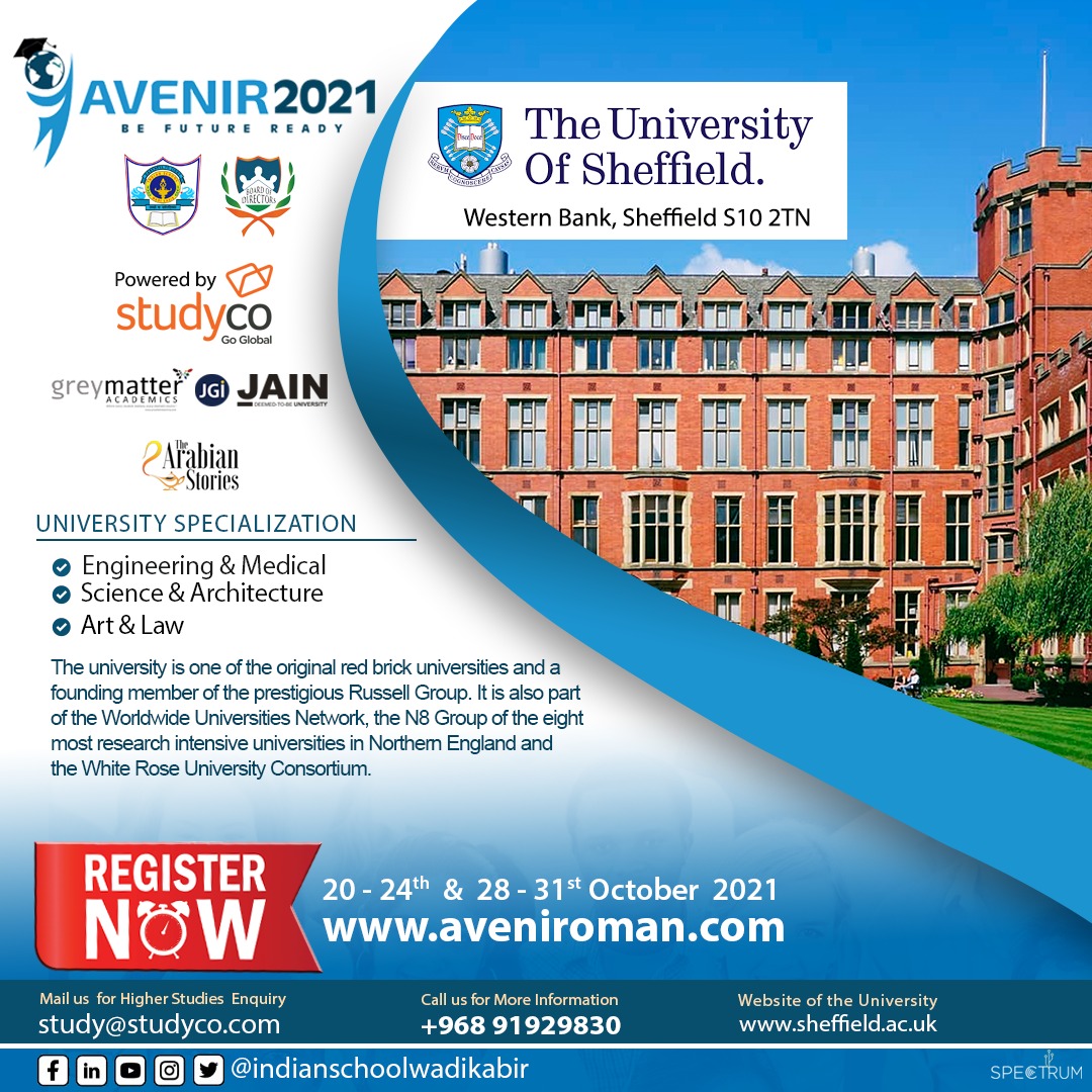 arabian_stories's tweet photo. Numerous Career Options.
Plethora of Higher Education Opportunities.
Inspirational Thoughts &amp; Motivational Speeches.
Never miss this opportunity to be there at AVENIR2021
Register @ https://t.co/6Tm0lKS0gv
#avenir #avenir2021 #iswk #indianschoolwadikabir #iswkoman #higherstudies https://t.co/dVe9P3jKou