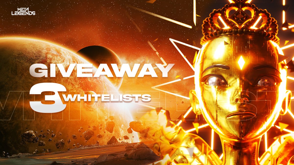 Meta Legends (@metalegendsnft) on Twitter photo ๐Meta Legends Giveaway from The GOLDBOIS KING ๐
๐ 3 WhiteLists to win ๐
๐จ Rules ๐จ:
1. Follow <a href="/metalegendsnft/">Meta Legends</a>
2. Like & Retweet
3. Tag 2 friends
3 winners will be picked in 48h.
Good Luck Legends ! ๐ฅ ๐Meta Legends Giveaway from The GOLDBOIS KING ๐
๐ 3 WhiteLists to win ๐
๐จ Rules ๐จ:
1. Follow <a href="/metalegendsnft/">Meta Legends</a>
2. Like & Retweet
3. Tag 2 friends
3 winners will be picked in 48h.
Good Luck Legends ! ๐ฅ