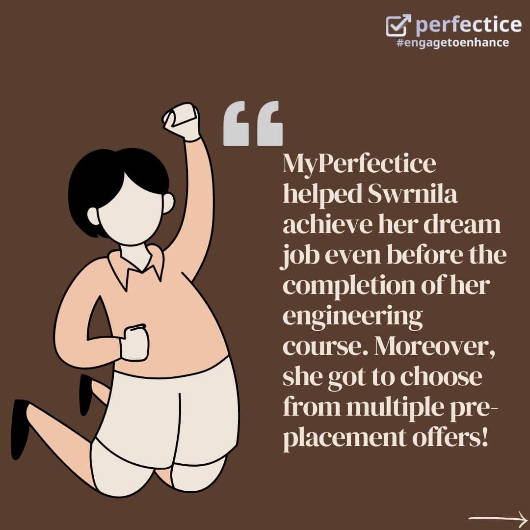 myperfectice's tweet photo. This is the success story of Swrnila, and how she reached her destination.
Myperfectice congratulates her and wishes her well for her future endeavours!
#successstory #campus #placement #hr #recruitment #campusmanager #interview #ppo #engineering #btech #package https://t.co/YURCheb9yQ