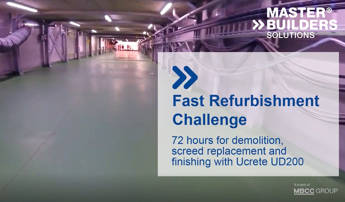 MBS_global's tweet photo. Less downtime means less cost and increased productivity! Watch https://t.co/kiwvhV7Rlz how our #customer gets a completely new #floor in just 72 hours over a weekend, from the old floor and #concrete removal to a finished #Ucrete floor ready for service: https://t.co/WG1uOzjMNX https://t.co/QriEa6thl8