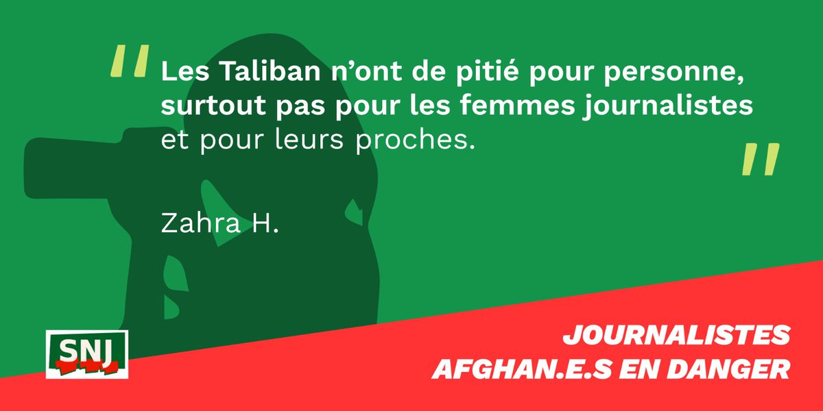 SNJ_national's tweet photo. #Jour40
Yasser, Zahra, Ahmad, Nilofar... @SNJ_national accompagne des centaines de journalistes afghans en danger dans leur pays. Nous réclamons leur évacuation @francediplo @JY_LeDrian @EmmanuelMacron
Nous publions leurs témoignages ⬇️ https://t.co/ZBdI2InPyN