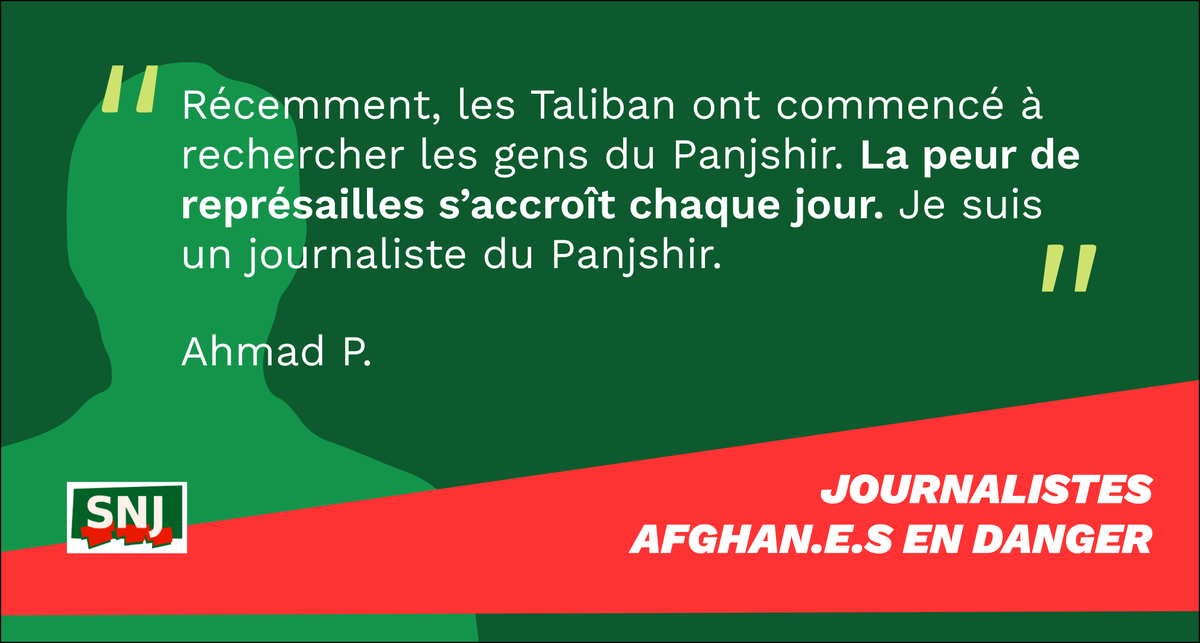 SNJ_national's tweet photo. #Jour40
Yasser, Zahra, Ahmad, Nilofar... @SNJ_national accompagne des centaines de journalistes afghans en danger dans leur pays. Nous réclamons leur évacuation @francediplo @JY_LeDrian @EmmanuelMacron
Nous publions leurs témoignages ⬇️ https://t.co/ZBdI2InPyN