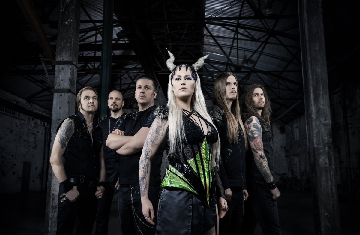 BattleBeast's tweet photo. "Master of Illusion" - the first single from our upcoming sixth album 
𝐶𝑖𝑟𝑐𝑢𝑠 𝑜𝑓 𝐷𝑜𝑜𝑚 is out NOW! 🎩🔮 Check out the new video and add the song to your playlists on the streaming platform of your choice.

The Circus is coming to town! 🎪
https://t.co/loel5QERu2 https://t.co/HdScw0Rdfr
