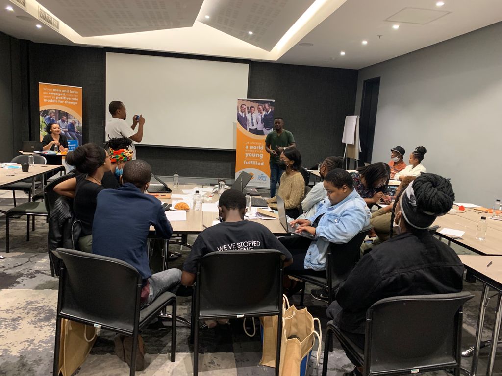 UNFPASA's tweet photo. A few weeks ago we inducted a new cohort of young people into the Youth Advisory Panel, when empowered and given the right opportunities, youth are effective drivers of change. #MeaningfulYouthParticipation https://t.co/ZZUqIksaKF