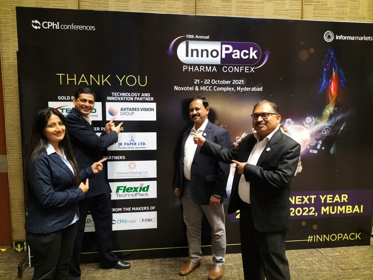 kinj32's tweet photo. Glimpse from @InnoPackPharma with team of @AntaresVision #innopack #innovation #packagingevent #pharmasupplychain https://t.co/bksE7tvxpf