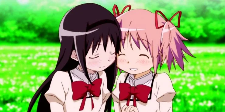 homura madoka magica yuri