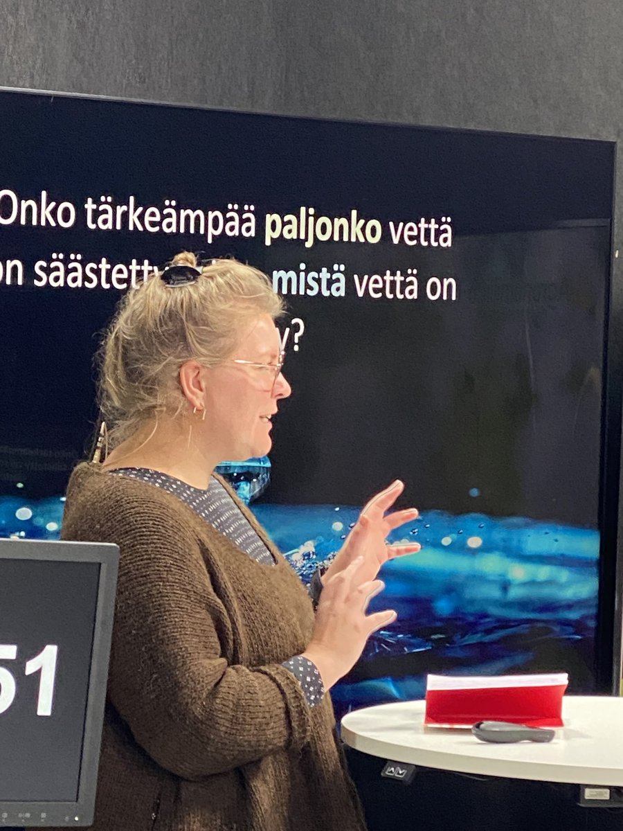 ⁦<a href="/Lehiel/">Elina Lehikoinen</a>⁩ kysyi osuvasti: Onko tärkeämpää paljonko vettä on säästetty vai se mistä vettä on säästetty? #suomikasvaaruoasta #agronomiliitto