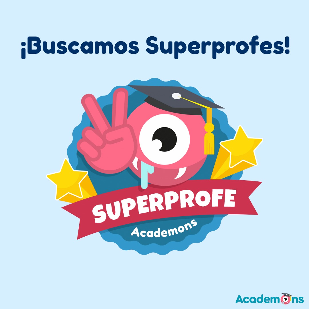 📢¡Buscamos Superprofes que quieran probar nuestra nueva solución de refuerzo para centros educativos!

Hemos estrenado una versión de #Academons para colegios y estamos buscando #maestros de #Primaria que quieran probarla con nosotros, ¿te animas?

+info: academons.com/superprofes