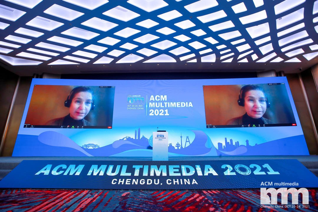 sigmm's tweet photo. Day 2, the high quality presentation and discussion continue!#MM2021 @sigmm https://t.co/Resr5Q9TGz