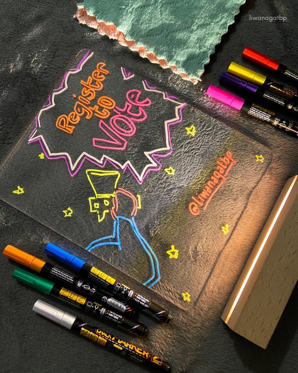 liwanagatbp's tweet photo. We still have a few more days left! Don’t forget to #RegisterToVote. Every vote matters. Every vote counts. Practice your right and let’s elect the right people. ✨

#GetLitWithLiwanagAtbp #LightUpAMemory #giftideasph #artph #customizedgifts #supportlocalph https://t.co/ntye2mXFvC