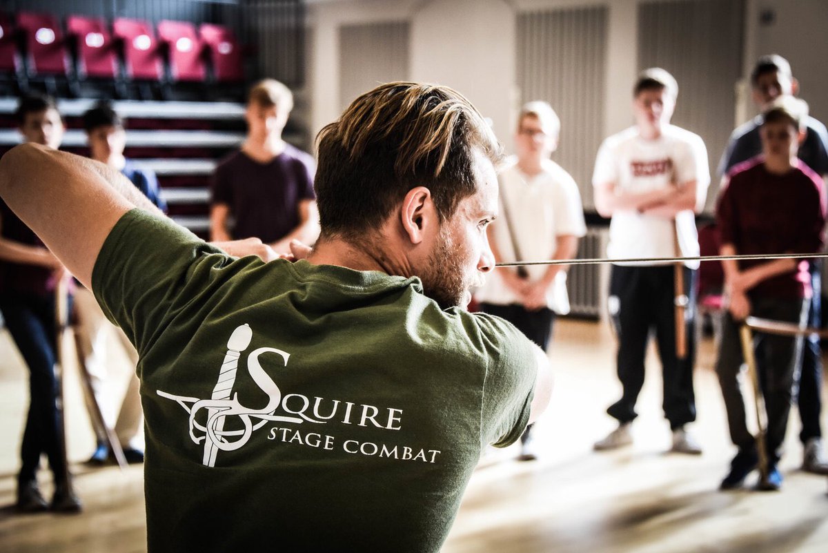 LCH_Performers's tweet photo. We are extremely lucky to have Mark with us today. Mark is from Squire Stage Combat. A selection of students in years 7,8,9, along with both GCSE drama classes will be participating in some combat workshops. Mark has worked with The BBC, ITV, National Theatre, and Marvel Studios. https://t.co/AhgGyEl3Cg