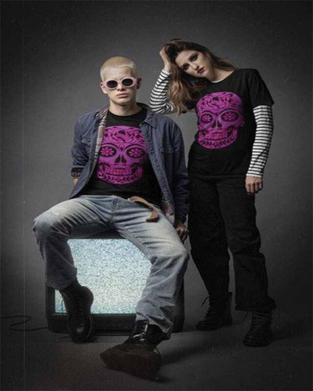 OriginalSchuse's tweet photo. Get great Halloween t-shirts at https://t.co/QcDid9fC3k and https://t.co/prCufJUGW1 #halloween2021 #halloween  #scary #skullart  #skullartwork #Schuse #useandreuse #dayofthedead https://t.co/rsUo5UyEIj