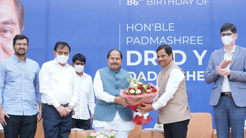 Celebrating 86th birthday of  Hon. Padmashree Dr D. Y. Patil (Dadasaheb) - ( Founder President, D. Y. Patil Group, Former Governor of Bihar, West Bengal and Tripura ).✨🎊

Wishing you a very Happy B'day Sir!!

#dypatil #DYPatiluniversity #dyptalsande #dypgroup #dypgroupkolhapur