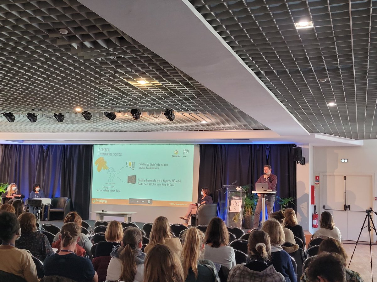 PrediPsy's tweet image. 📢📢 Retour sur notre présence a la journée scientifique de la @F2RSMPsy . Vous avez été nombreux a venir sur notre stand @PrediPsy, merci 🙏😀
Le déploiement en region est en cours! 
📲🔉 restez connectés! @ARS_HDF @CHU_Lille 
infos sur: predipsy.fr
