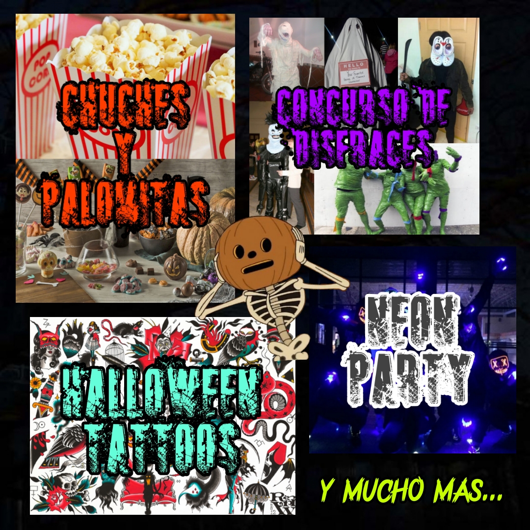 🗓¡El próximo día 28 Octubre celebramos ➡Halloween XXI Zombies🧟‍♀️!
✅La entrada será de 3.50 € e incluirá bocadillo🥖 + bebida🥤.
🎃¡No te lo puedes perder!
➡️Los fondos recaudados, serán destinados para la graduación de este curso

#halloween #zombies #granada #colegiogranada