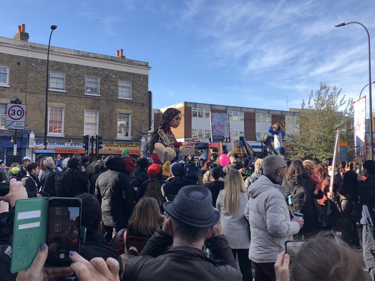 Lewisham!! What an amazing welcome we gave to #LittleAmal. A reminder to the world that we truly are the #boroughofsanctuary 
Makes me so proud to be a Lewisham resident #lewisham2022