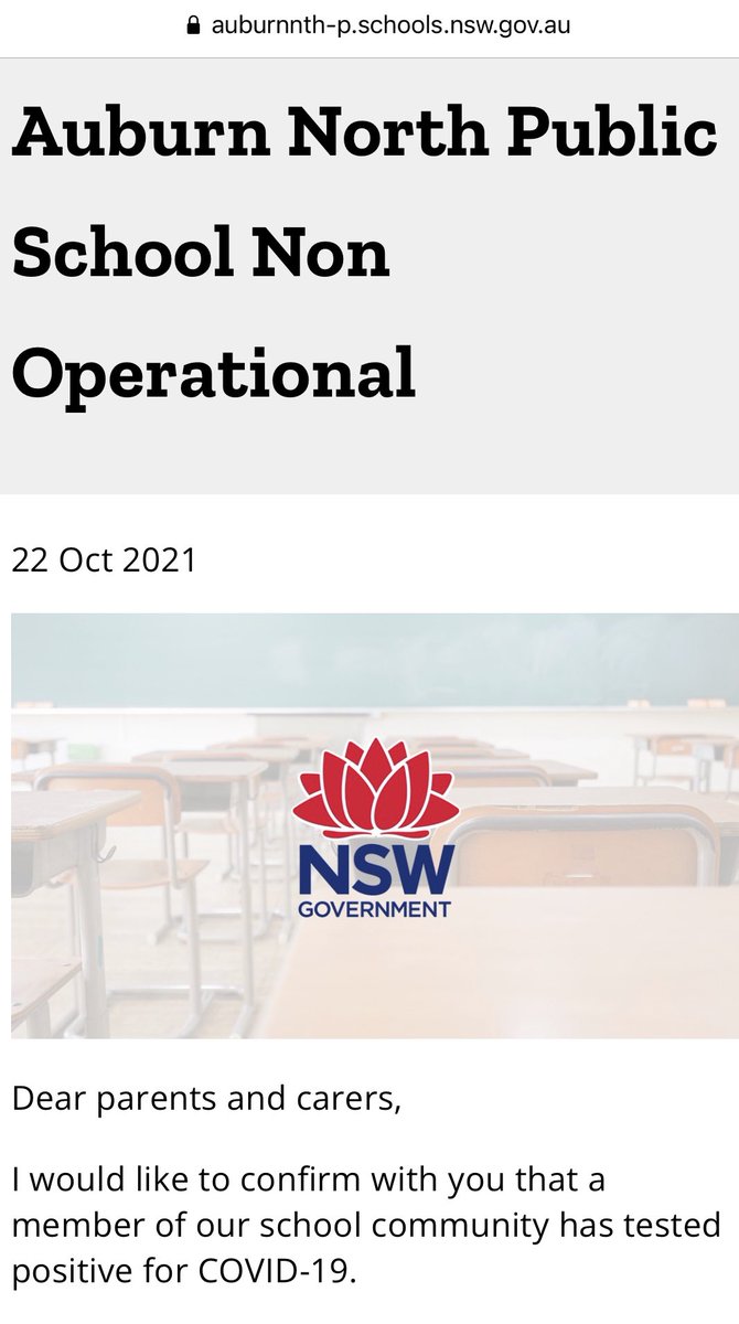 ZeroCovidSchools AUSTRALIA on Twitter "Garden Suburb Public School