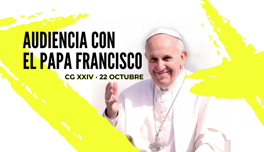 SalesianasEs's tweet photo. #CGXXIV Esta mañana se celebra la audiencia del @Pontifex_es a las participantes del Capítulo General XXIV. 

@Cgfmanet_Org 

#TodosSomosMornese #IFMA #CG24 https://t.co/4bpjVkwKh4