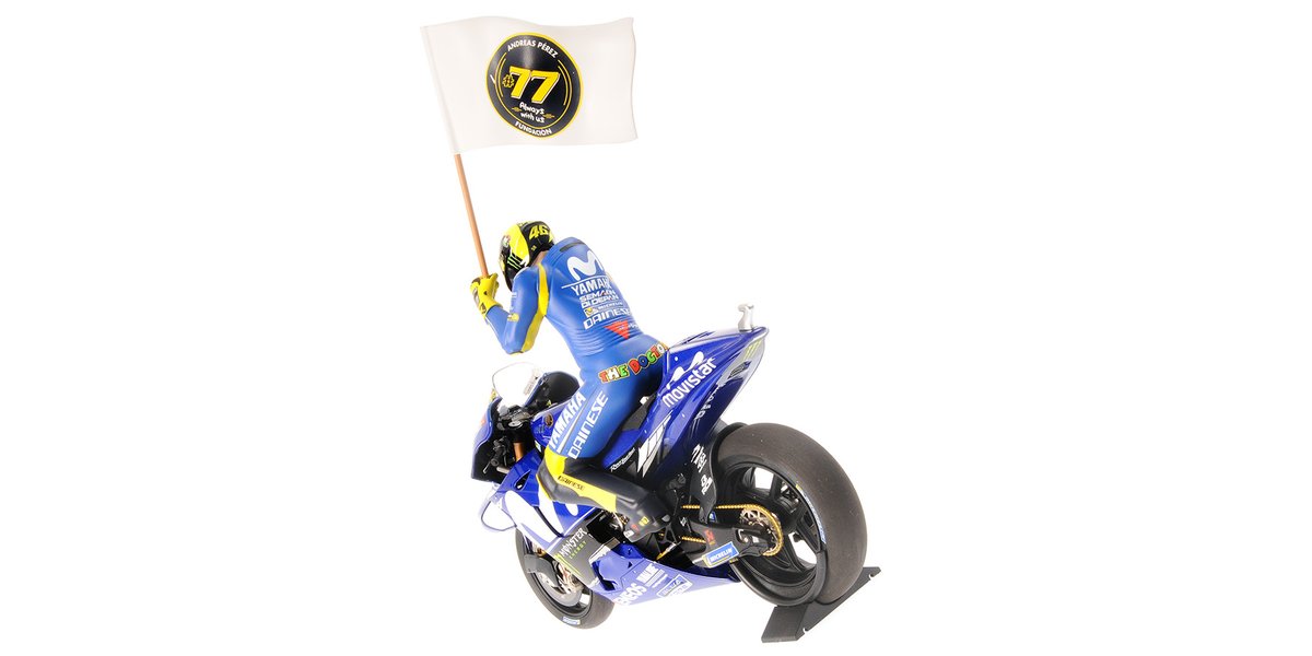 💥 Sofort lieferbar 💥
💥 Modelle im Maßstab 1:12 💥
122183246 YAMAHA YZR-M1 – MOVISTAR YAMAHA – VALENTINO ROSSI – MOTOGP CATALUNYIA 2018 – W/ FIGURINE W/ FLAG - L.E. 1002 pcs.
Hier klicken für weitere Informationen
ow.ly/e38o50Go9S6