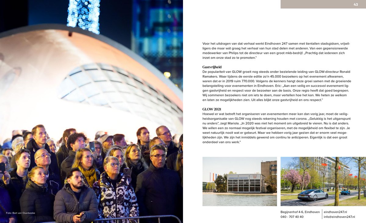 Strategiebepaling, vergunningsaanvraag, marketing en crowdmanagement. We zijn trots dat we <a href="/GlowEindhoven/">GLOW Eindhoven</a> hierin al jaren mogen ondersteunen. Je leest er alles over in de <a href="/FRITSmagazine/">FRITS Magazine</a> GLOW gids die deze week is verschenen.