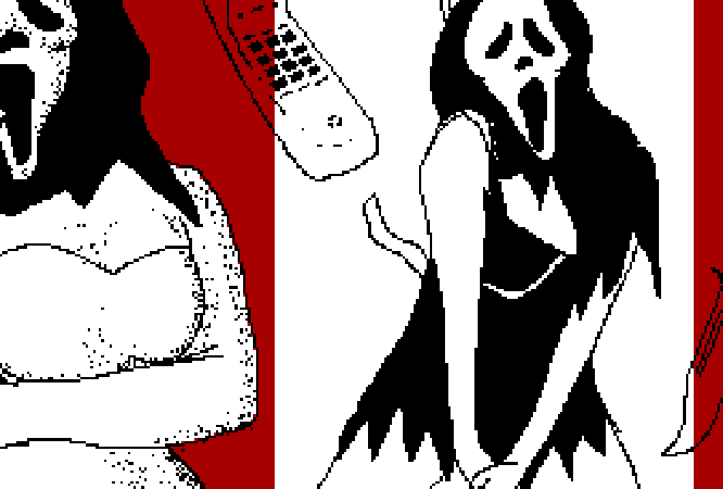 hiteko_'s tweet photo. Hello Sidney ๐late night working on my next series called SCREAM'N'MOAN, will be a series of 4 different objkts๐๐
This time im twisting inspiration from the epic movie SCREAM crossing over pixel provocative pixelcats. #WIP
#NFTs #SPKSZN #CREEPYpixels #fakeglitch #hicetnunc https://t.co/hs1oDPAFEz