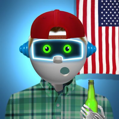 BrobotzNFT's tweet photo. Brobot #91 🇺🇸🍺🧢💯
•
#NFTgamestrong #NFTDrop #NFTs
•
https://t.co/n0Ul3rKn8J https://t.co/Db5IrlyyIM