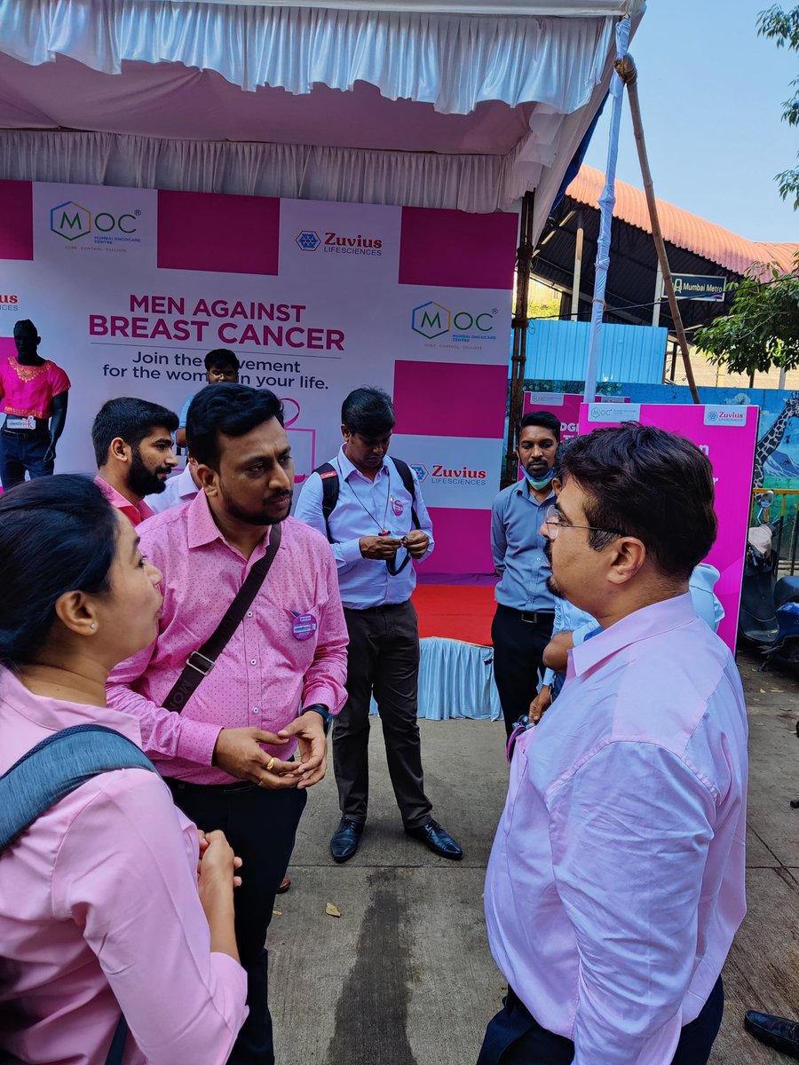 Zuvius's tweet photo. The team behind the campaign @Zuvius
#menforpink 
Follow us -  https://t.co/F5sLwcpw0y
#oncology #cancerprevention #cancerawareness #cancersupport #zuviuslifescience #zuvius #socialcampaign #CSRActivity #zuviusoncology #breastcancerawareness #BreastCancerAwarenessMonth https://t.co/9aBx87ZG1u