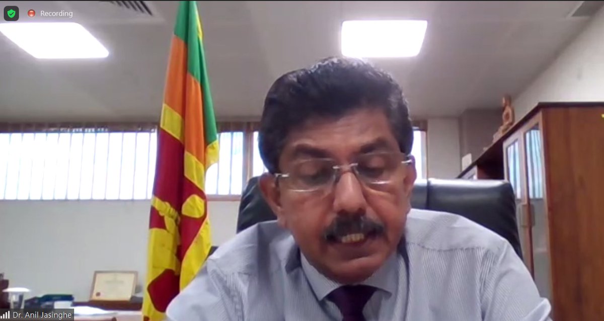 UNDPSriLanka's tweet photo. @Min_of_Env_SL @UNDP @Unilever @UNDPasiapac @AFD_France @UKinSriLanka @ejustice_ @cepaSL @CeylonChamber @COP26 @BOIsrilanka @LaadelHajar @kenofl @Anil_Jasinghe @RedaSouirgi @Rene_Van_Berkel @MalinHerwig @CitraLabLK @EU_in_Sri_Lanka @giz_gmbh @GGGI_PNG @IFC_SouthAsia @TalkEconomicsSL @UNGCNSL @UNHABITAT @UNDPSPC @NLatUN @susdevSL @UNEP_AsiaPac @UNESCO @UNIDO_SriLanka @WorldBankSAsia @AFD_en Dr @Anil_Jasinghe, Secretary @Min_of_Env_SL highlights the centrality for engagement + empowerment for the achievement of #SDGs. In particular, #GreenDev is a combination of complex multi-sectoral &amp; multi-stakeholders that need a space to promote #GoodGovernance in #lka. https://t.co/PYU7L2Z9IU