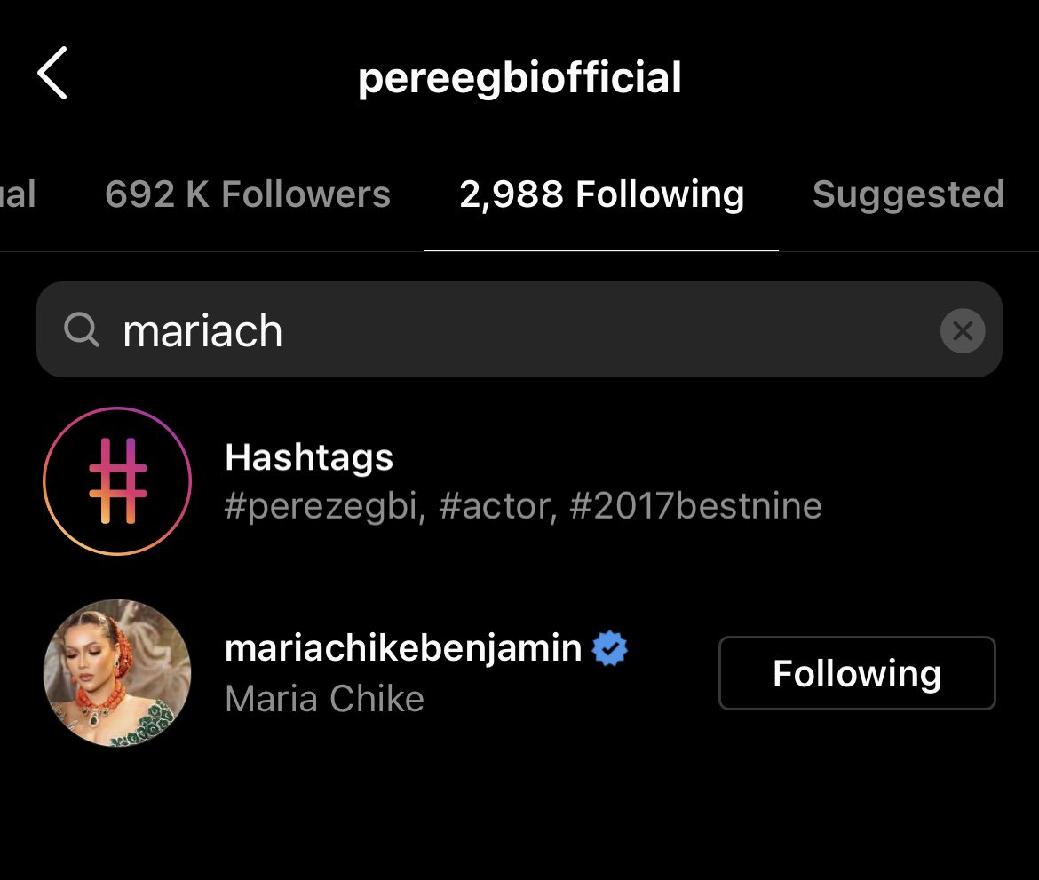 _Melissa_001's tweet photo. Someone please hold me I can’t breathe!!!😭🔥🔥🔥Maria and Pere are now following each other on Instagram 😍my one and only Wildcards to the world 😎🤝❤️Happy birthday to you🥳 #FunFactWithMaria #PereXChargeAndBail #BBNaija https://t.co/WFZZKXwyIB