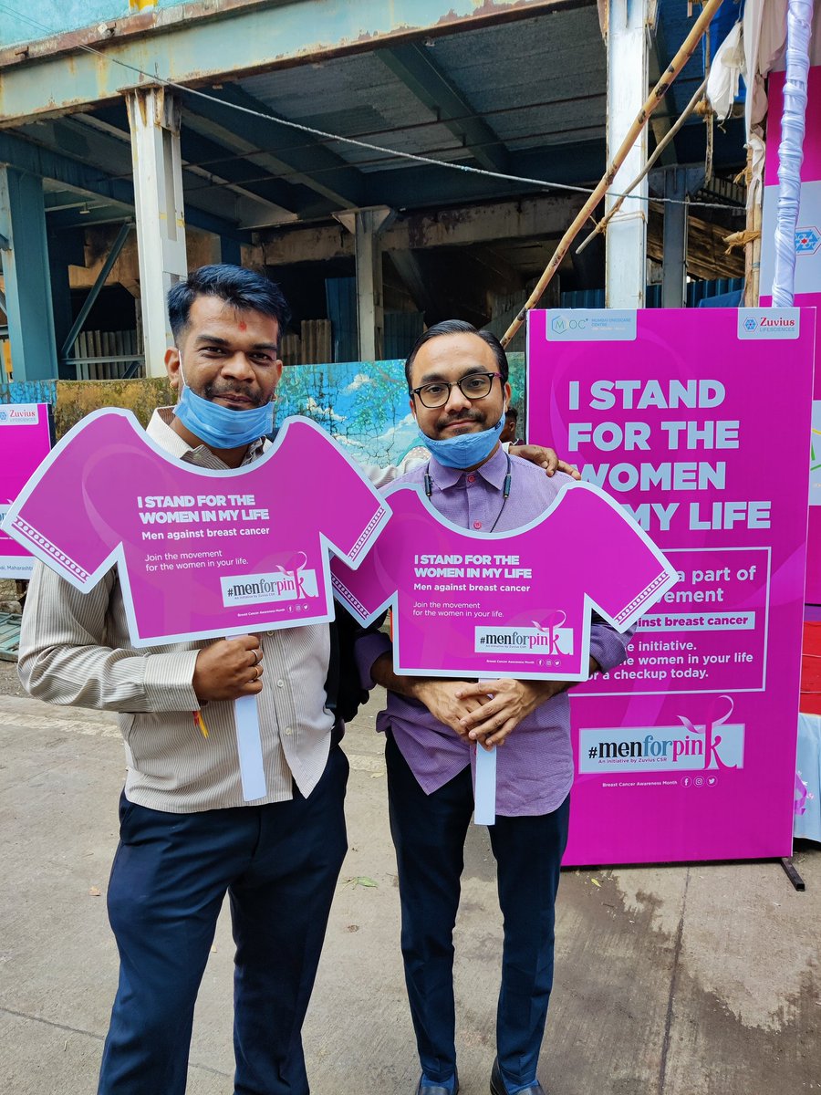 Zuvius's tweet photo. Supporters of the day #menforpink 
Follow the campaign Join the initiative https://t.co/F5sLwcpw0y
#oncology #cancerprevention #cancerawareness #cancersupport #zuviuslifescience #socialcampaign #CSRActivity #zuviusoncology #breastcancerawareness #BreastCancerAwarenessMonth https://t.co/1jfotlQ6pJ