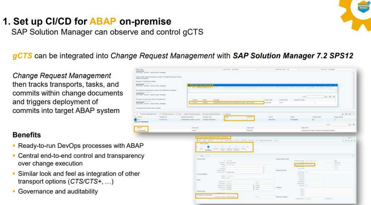 DanielEnderli's tweet photo. Looking forward to the session CI/CD for ABAP on-premise with Git-enabled Change and Transport System (gCTS)  #ALMSUMMIT #ALM #CICD #SolutionManager #SolMan #CloudALM #SAP #Agile #Git #gCTS @JoergKnaus @marco_wahler https://t.co/gELmOwCfH9