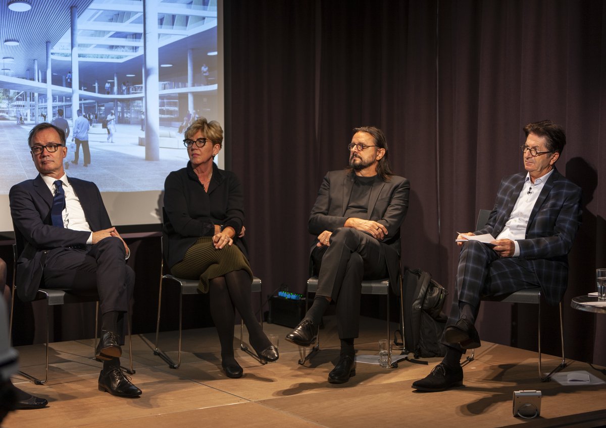 arch_coll's tweet photo. *** audacity architecture talks 2021: Wir müssen weg vom Maschinenbild der technikgetriebenen Klinik – Healing Architecture ist eine nachhaltige Investition in das Gesundheitssystem! https://t.co/lo0z0ozbYK