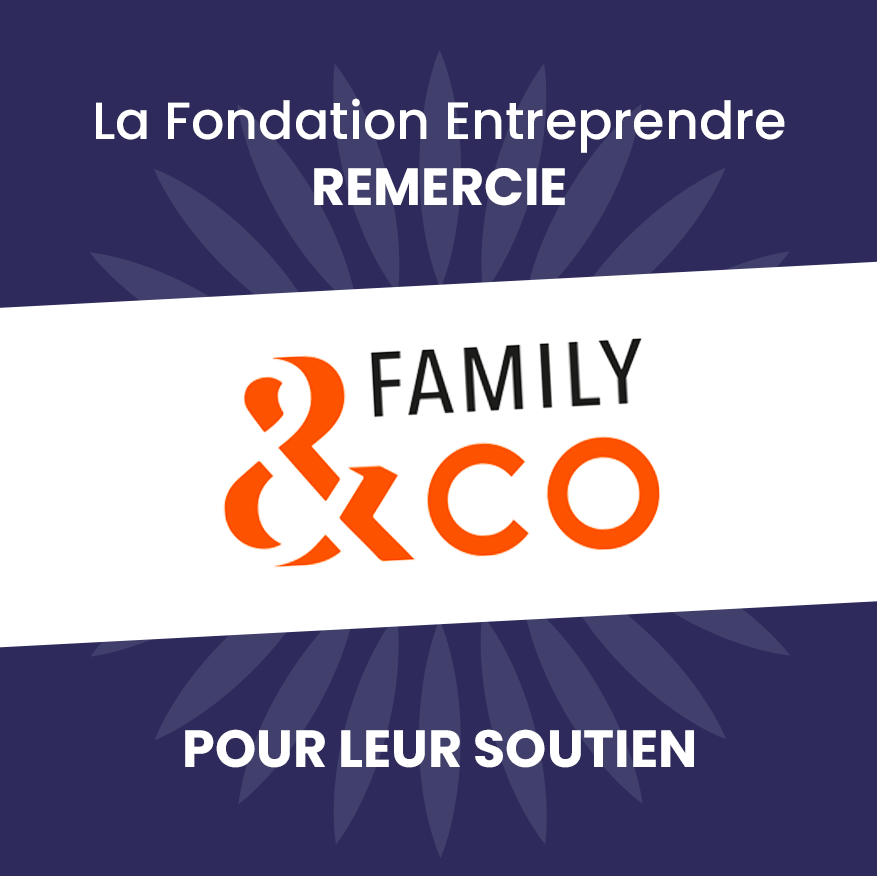 Un grand merci à notre mécène #Family&amp;CO et leurs équipes. ❤️
Le renouvellement de leur soutien permet d’accroître notre impact pour l’égalité des chances à #entreprendre en faveur d’une société inclusive et durable. @And_co_eu
 
#Emplois #Solidarités