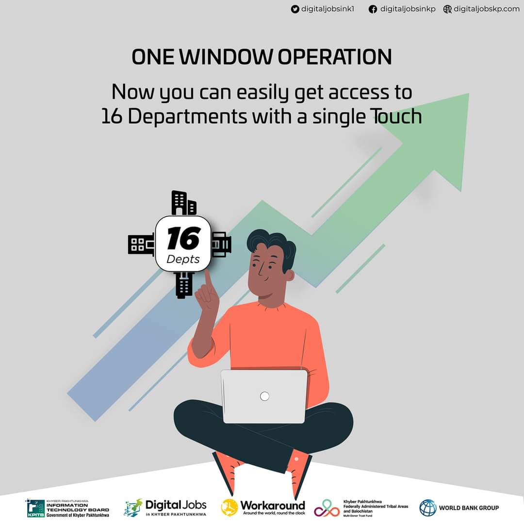 Digitaljobskp's tweet photo. 16 departments now just a click away.
Stay Connected !
#Kpitb #DigitaljobsinKp #Onewindowoperation #Transparency #Easyaccess #singleclick https://t.co/0TavNRQsUt