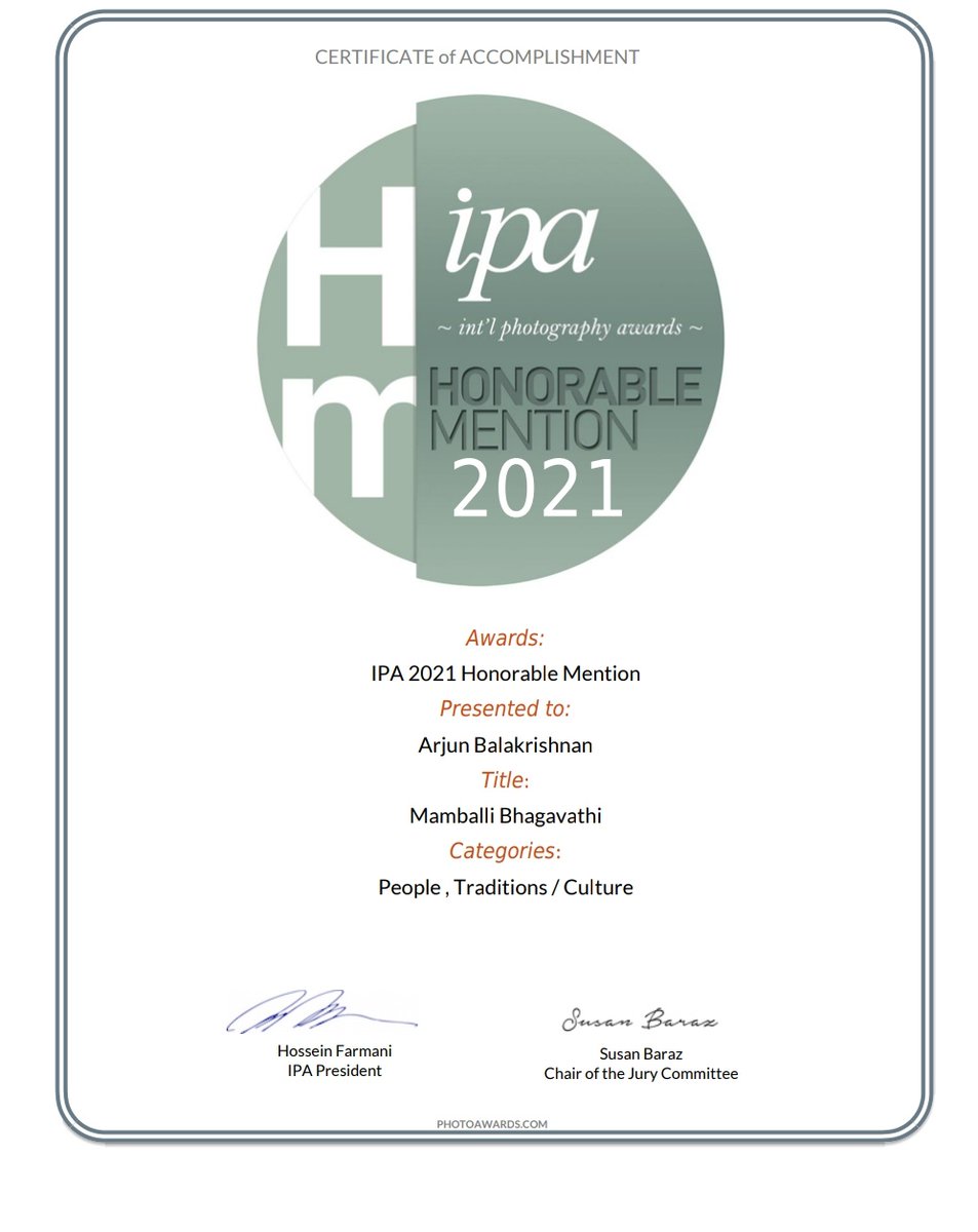 kavilarjun's tweet photo. I am so pleased to share my happiness that I got honourable mention in the prestigious International Photography Awards @IntlPhotoAwards for two of my pics. Thank you IPA. https://t.co/ZQYxUZoLVC