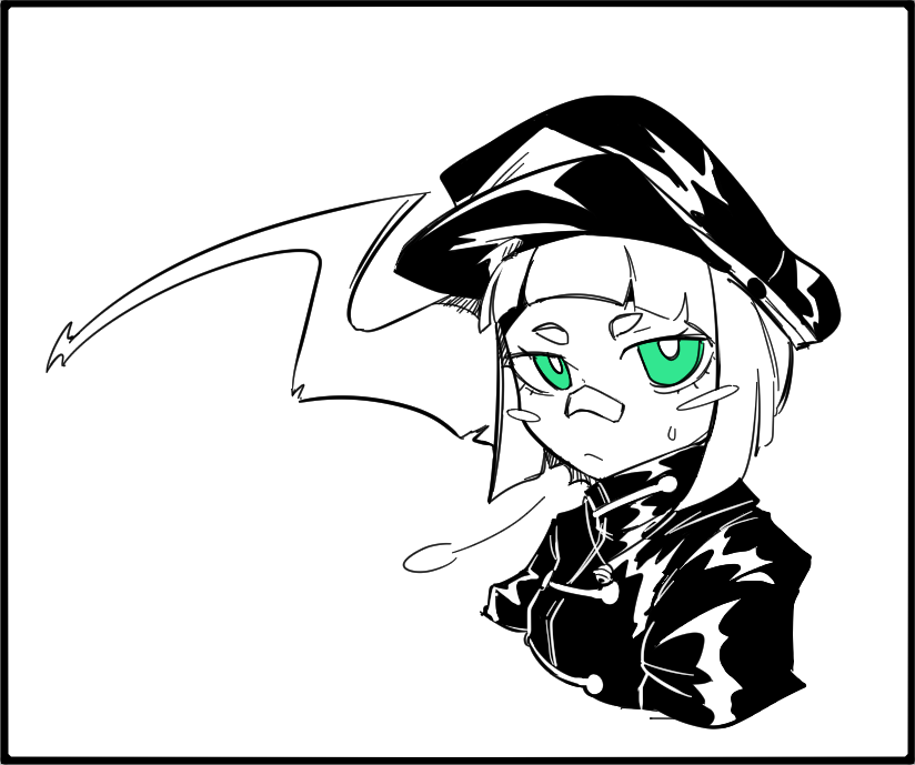 Inaree doodle in cleaner style that i wanna do for my comics going forward 