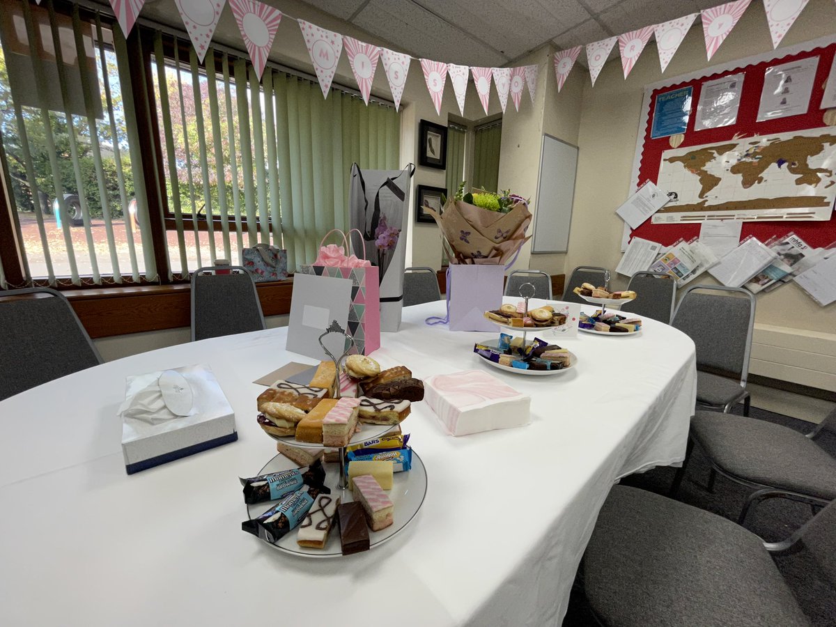 GreenfieldsSch's tweet photo. Yesterday we said goodbye to the wonderful Mrs Comferford (Lynn). We really appreciate everything youβve done for our school community over the years (27 to be exact). We will really miss you. #TeamGreenfields βοΈ https://t.co/4yDGHe9Ohj