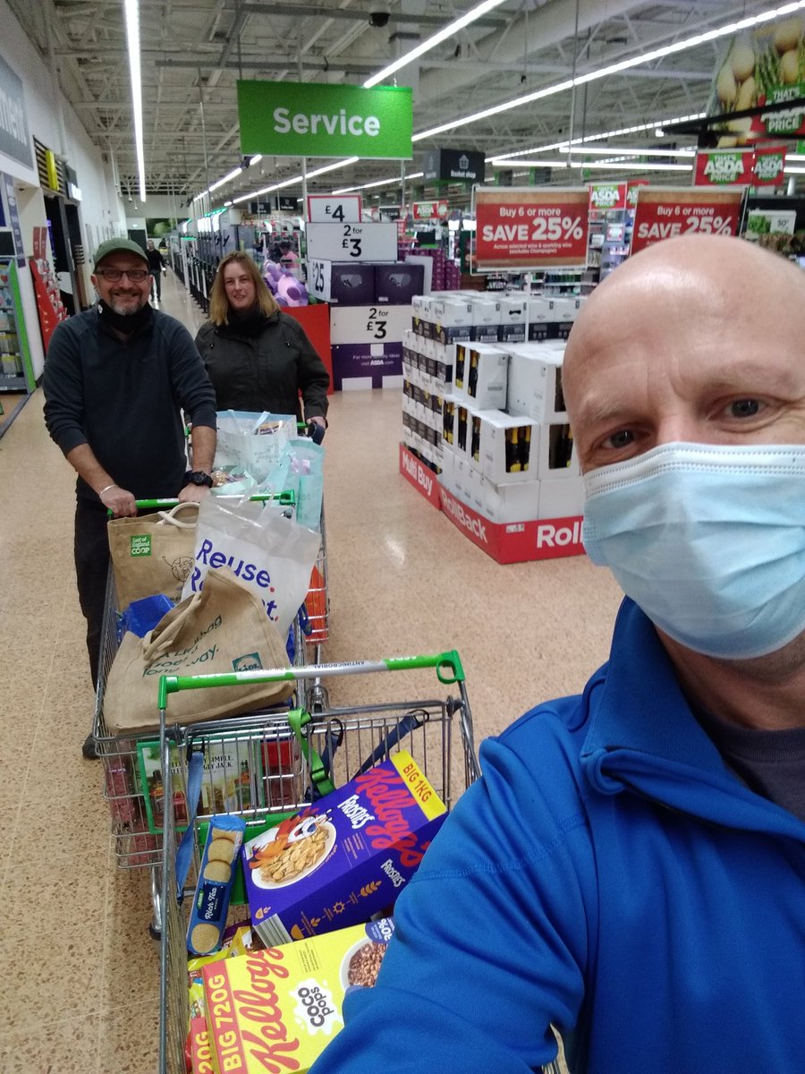 Shopping trolley train. All ready for a weekend camping with Scouts and Cubs. <a href="/norfolkscouts/">Norfolk Scouts</a> #skillsforlife