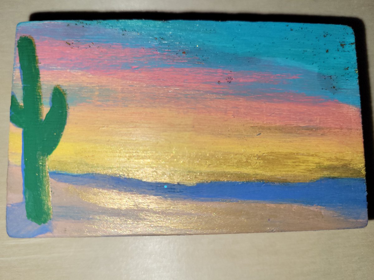 ***COMING SOON***

Handmade Wooden Painted Themed Small Jewlery Box with Gold Latches 

Various Designs soon to be available! 

Etsy.com/shop/oneofakin… 

#handmade #handmadejewleryboxes #painted #desertsunset #lakesidesunrise #comingsoon #sendmeideas #shoponline #oneofakindminds