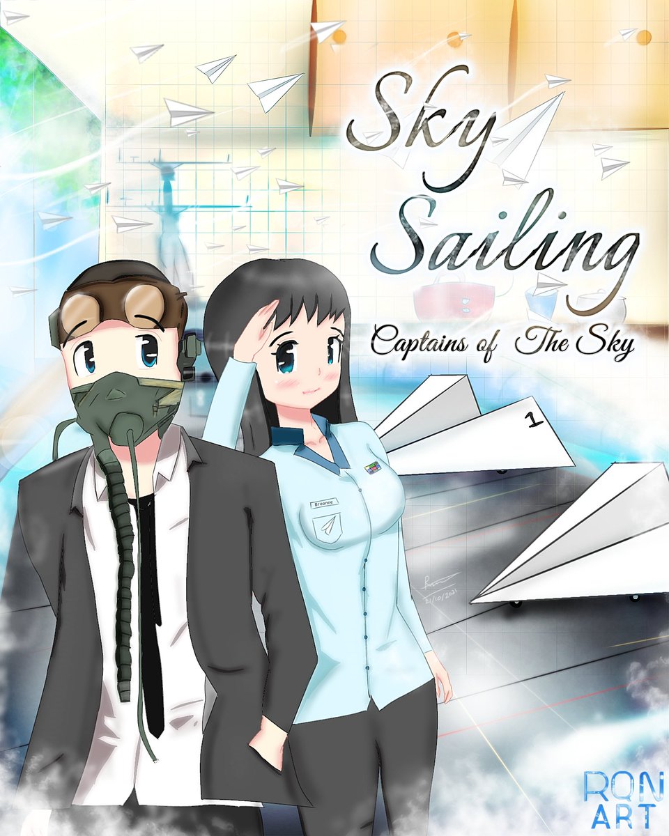 blasthatvga's tweet photo. This is a fan artwork for amazing acoustic song "Captains of The Sky" from Adam Young's old music project before Owl City named: Sky Sailing and its album: An Airplane Carried Me To Bed". 

App: Ibis Paint X
Total Layers: 48
Time: 11 hours
Device: Xiaomi Redmi Note 9 Pro https://t.co/qGUEVGdCV8
