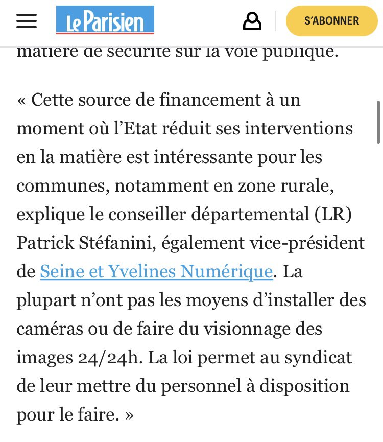 destouchescelin's tweet photo. POUR MÉMOIRE
Patrick Stefanini est l’actuel vice-président de Seine-Yvelines-Numérique… après en avoir été un intervenant rémunéré en sa qualité de lobbyiste.
Dans Le Parisien 78 - Yvelines du jour https://t.co/n4PgI67qvL #prefet78 #epy #mantes https://t.co/IEwbh5zzT7