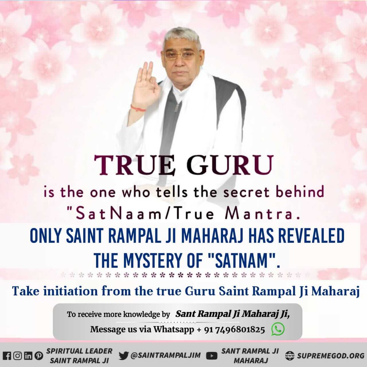 aayradasi's tweet photo. Today's # Do you know @SaintRampalJiM is the #Becz He is True Avatar of the Almighty Lord Kabir Sahib Ji. He has complete spiritual knowledge. For more info watch his satsangs on Sant Rampal Ji Maharaj Youtube .#GodMorningFriday https://t.co/VhidxzMs8o