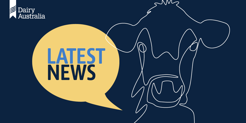 Dairy_Australia's tweet photo. Check out the latest dairy news from around the industry, including a new study on how dairy can reduce fractures in older people, and an upcoming event on Automated Milking Systems. Read more at https://t.co/7RbjJnznu3
#dairynews #dairy #ausdairy #dairyfarm https://t.co/wbbCZ9u0u4
