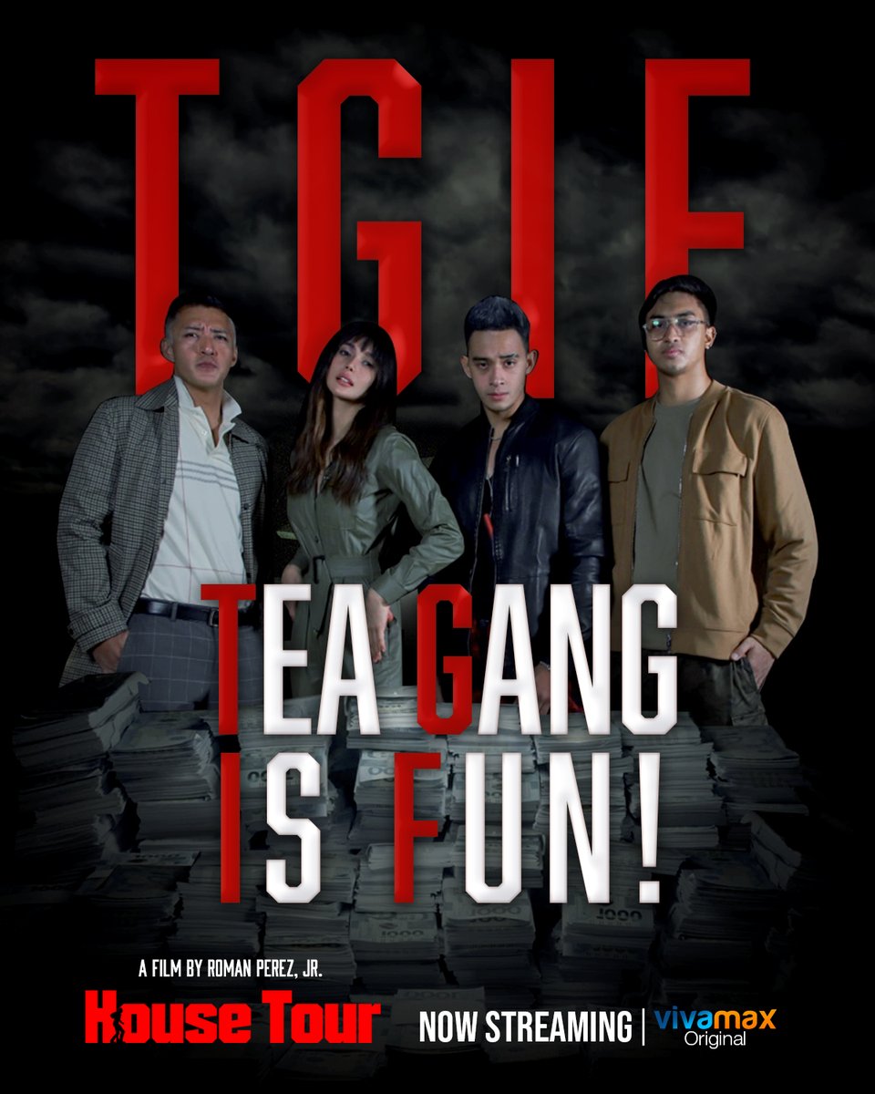VMXPH's tweet photo. TGIF with the NEWEST at BOLDEST Vivamax Original movie na 'HOUSE TOUR'. Nanakawan ka nila ng lakas!
Now streaming worldwide on Vivamax! #HouseTourKillAtHome https://t.co/fitJ6cOkkc