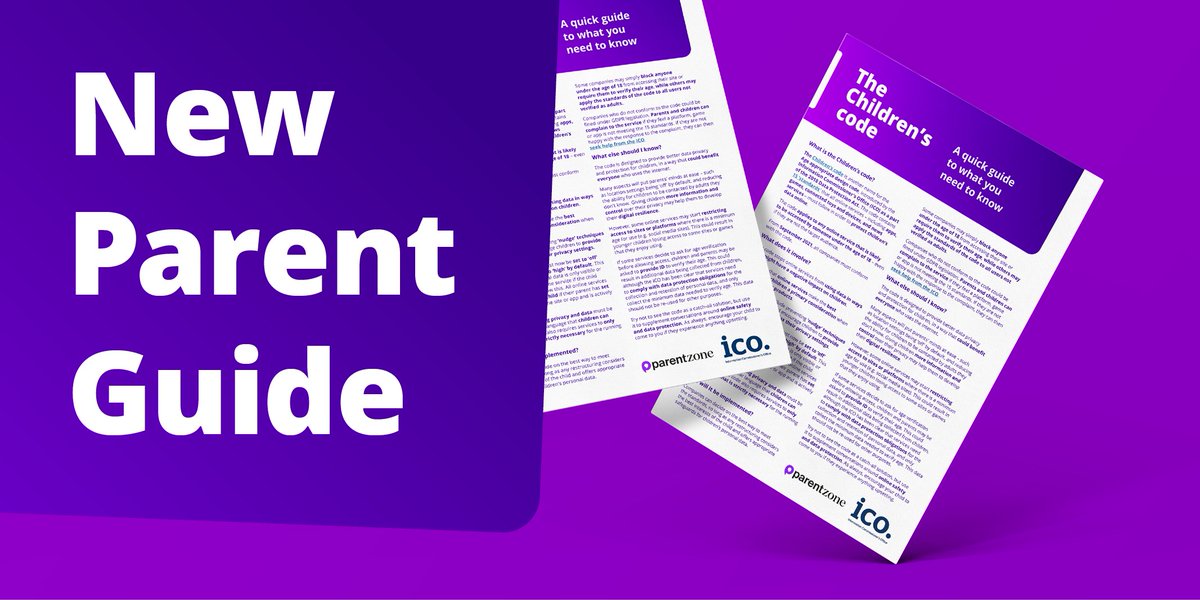 TheParentsZone's tweet image. PZ Premium Members can access our new parent guide to learn more about the @ICOnews' #ChildrenCode and how it aims to protect children’s data online: ow.ly/1rXj50GtMdQ