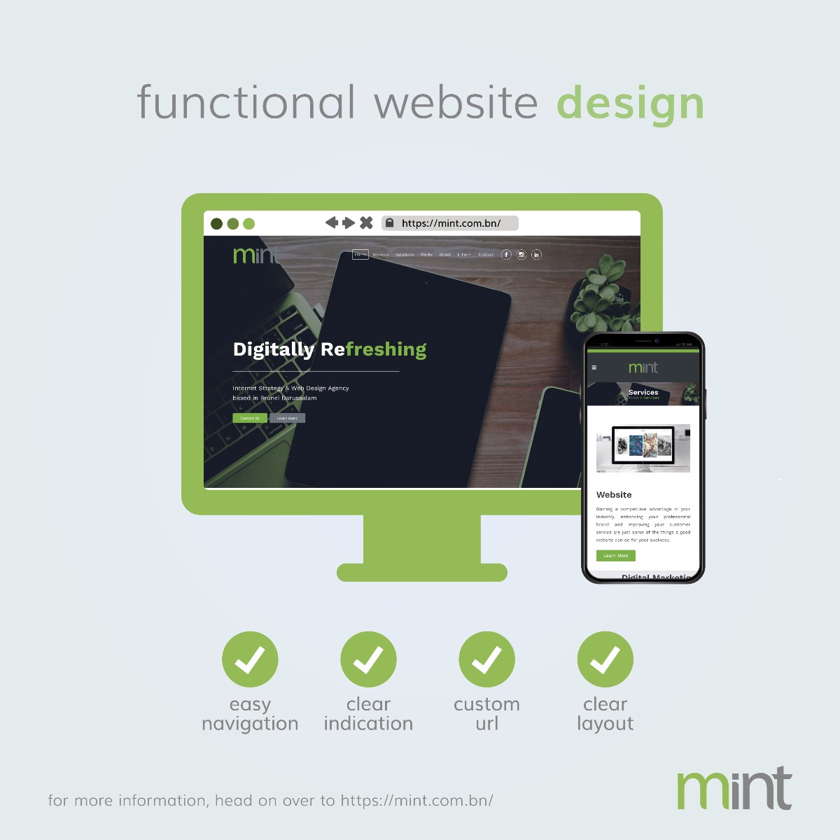 mintbrunei's tweet photo. User experience, website layout, landing pages... you know what, skip the headache and let us help you build your custom website!

For more info, contact us at 869 7868 or head on to our website. 

#MintBrunei https://t.co/C8kdkHbh9C