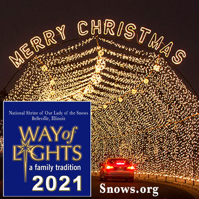 SnowsShrine's tweet photo. National Shrine of Our Lady of the Snows
Belleville,Illinois
Nov. 19 – Dec. 31, 2021

Wintertime sparkles at the Shrine of Our Lady of the Snows as the Annual Way of Lights Christmas display illuminates the grounds.

https://t.co/2FRRpVxq4M https://t.co/yDXKS2HdwM