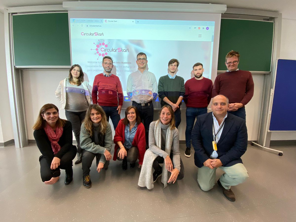CircularStart's tweet photo. 4th Transnational Consortium meeting organised in Vienna to discuss about final tasks and activities of the project. Thanks to our Austrian partners for being such goods hosts! 
#circularstartups #circulareconomy #erasmusplus #circularinnovation #circularentrepreneurship https://t.co/EUS1JQsQY4